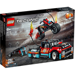 LEGO TECHNIC CAMION SI MOTOCICLETA PENTRU CASCADORII 42106