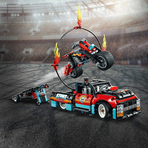 LEGO TECHNIC CAMION SI MOTOCICLETA PENTRU CASCADORII 42106