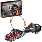 LEGO TECHNIC CAMION SI MOTOCICLETA PENTRU CASCADORII 42106