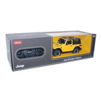 MASINA CU TELECOMANDA JEEP WRANGLER RUBICON GALBEN CU SCARA 1 LA 24
