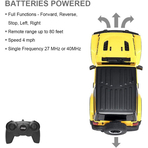 MASINA CU TELECOMANDA JEEP WRANGLER RUBICON GALBEN CU SCARA 1 LA 24