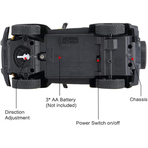 MASINA CU TELECOMANDA JEEP WRANGLER RUBICON GALBEN CU SCARA 1 LA 24