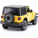 MASINA CU TELECOMANDA JEEP WRANGLER RUBICON GALBEN CU SCARA 1 LA 24