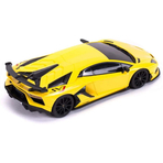 MASINA CU TELECOMANDA LAMBORGHINI AVENTADOR SVJ GALBEN CU SCARA 1 LA 24