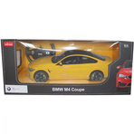 MASINA CU TELECOMANDA BMW M4 GALBEN CU SCARA 1 LA 14