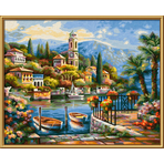 KIT PICTURA PE NUMERE SCHIPPER LACUL COMO ITALIA