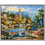 KIT PICTURA PE NUMERE SCHIPPER LACUL COMO ITALIA