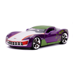 MASINUTE METALICA CHEVY CORVETTE STINGRAY 2009 SI FIGURINA JOKER SCARA 1:24