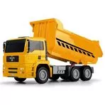 Set Dickie Toys Construction Twin Pack camion basculant MAN si buldozer Liebherr L566 Xpower