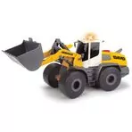 Set Dickie Toys Construction Twin Pack camion basculant MAN si buldozer Liebherr L566 Xpower