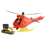 Jucarie Simba Elicopter Fireman Sam Wallaby cu figurina si accesorii