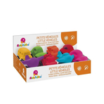 Set asortat 8 vehicule cauciuc natural M2, 12 cm, Rubbabu