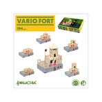 Set constructie arhitectura Vario Fort, 194 piese din lemn, Walachia