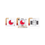 Ceas temporizator digital Time Timer Mediu, Versiune noua, Robo