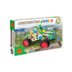 Set constructie 90 piese din lemn Constructor Junior- 3 in 1 Vehicule off road, Alexander