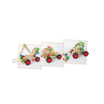 Set constructie 88 piese din lemn Constructor Junior-Motostivuitor 3in1, +4 ani, Alexander