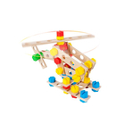 Set constructie 68 piese din lemn Constructor Junior- Elicopter, Alexander