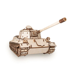 Set constructie cu mecanism Puzzle 3D TANK LOWE din lemn cu adeziv 679 piese @ EWA