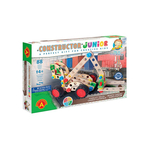 Set constructie 88 piese din lemn Constructor Junior-Motostivuitor 3in1, +4 ani, Alexander
