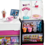 BARBIE  SET CAFENEA CU 20 DE ACCESORII