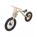 Bicicleta de balans fara pedale 3 in 1 pentru copii, lemn natur, leg&go