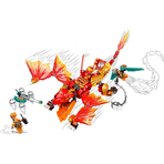 Set de construit - Lego Ninjago, Dragonul Evo de Foc al lui Kai 71762