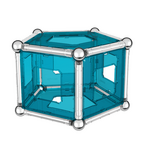 Set de constructie magnetic Geomag, PRO-L, 50 piese