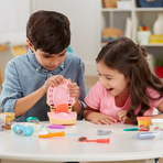 PLAY-DOH SET DENTISTUL CU ACCESORII SI DINTI COLORATI