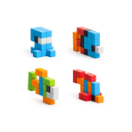 Set joc constructii magnetice PIXIO Mini Ocean, 75 piese, aplicatie gratuita iOS sau Android