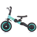 Tricicleta si bicicleta pentru copii Chipolino Smarty 2 in 1 mint