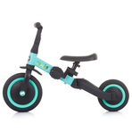 Tricicleta si bicicleta pentru copii Chipolino Smarty 2 in 1 mint