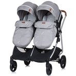 Carucior gemeni Chipolino Duo Smart 2 in 1 anthracite