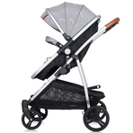 Carucior gemeni Chipolino Duo Smart 2 in 1 anthracite