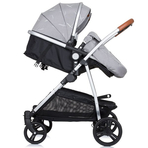 Carucior gemeni Chipolino Duo Smart 2 in 1 anthracite