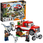 Set de construit - Lego Jurassic World Capturarea Dino Velociraptorilor Blue si Beta 76946