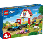 Set de construit - Lego City Farm Hambar si Animale de Ferma 60346