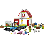 Set de construit - Lego City Farm Hambar si Animale de Ferma 60346