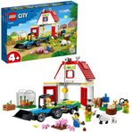 Set de construit - Lego City Farm Hambar si Animale de Ferma 60346