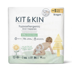 Scutece Hipoalergenice Eco Kit&Kin, Marimea 5, 11 kg+ , 30 buc