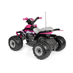 ATV Peg Perego Corral T-Rex, 330W, 12V, 3 ani +, Roz/ Negru