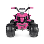 ATV Peg Perego Corral T-Rex, 330W, 12V, 3 ani +, Roz/ Negru