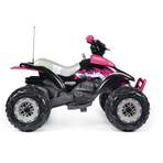 ATV Peg Perego Corral T-Rex, 330W, 12V, 3 ani +, Roz/ Negru