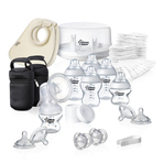 Set sterilizator pentru microunde si pompa de san manuala, Tommee Tippee