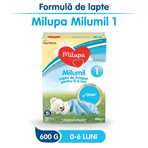 Lapte praf Milupa Milumil 1, 600g, de la 0-6 luni