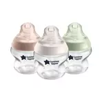 Biberon Tommee Tippee Closer to Nature, 150 ml, PP, 0 luni +, 3 buc