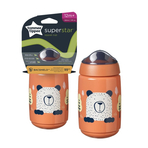 Cana Tommee Tippee Sippee cu protectie BACSHIELD™ si capac, 390 ml, 12 luni +, Portocaliu, 1 buc