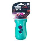 Cana cu pai izoterma,Tommee Tippee, 260 ml x 1 buc, 12 luni+, Roz / Turquoise