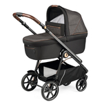 Carucior 3 in 1 Peg Perego Veloce, Lounge,  0 - 22 kg, 500, Negru/Gri