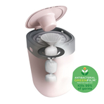 Cos pentru scutece Tommee Tippee Sangenic Twist and Click Reciclabil, Roz/Gri