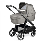 Carucior 3 in 1 Peg Perego Veloce, Lounge, 0 - 22 kg, City Grey, Gri / Alb